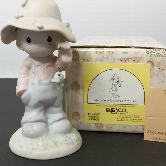 SOLD-Precious Moments " My Love Will Never Let You Go" Size OS - Picture 1 of 5